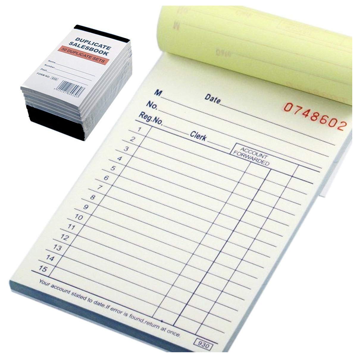 Invoice and Receipt Books